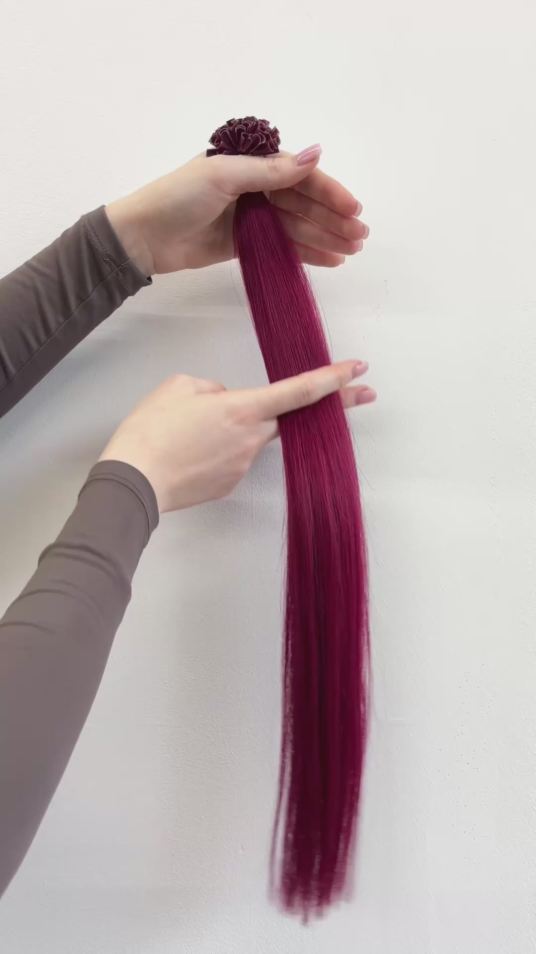 Save 70% Discontinued Halo Hair Extensions: Burgundy